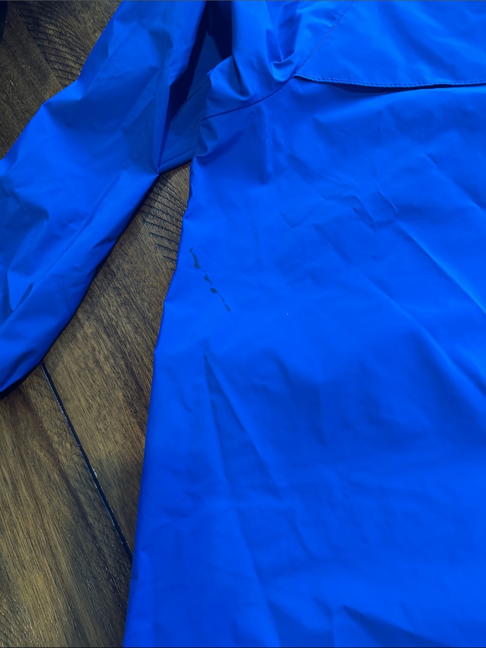 Columbia Royal Blue Hooded Raincoat - Picture 10 of 12